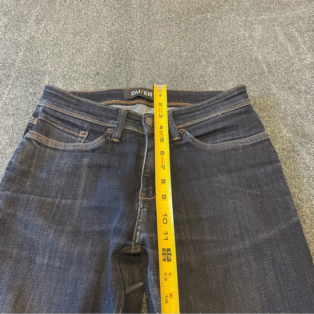 Du/er Men's Dark Blue Jeans Size 28x30 - Picture 8 of 12